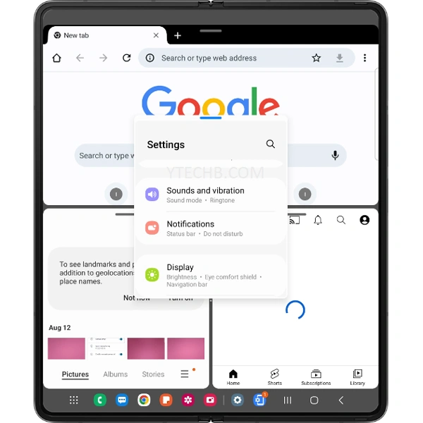 Samsung annonce officiellement Android 12L et One UI Watch 4.5 pour les appareils plus anciens 2 Comment diviser l'écran sur Galaxy Z Fold 4