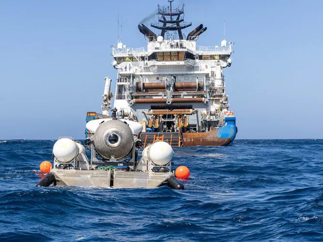 L'épave du Titanic filmée dans une qualité jamais vue auparavant : la vidéo du colosse coulé 4 Le sous-marin Titan