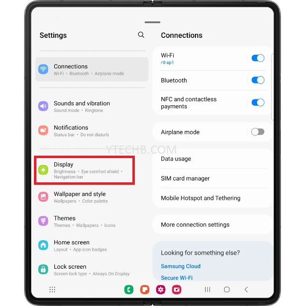 Comment continuer les applications sur l'écran de couverture sur Samsung Galaxy Z Fold 4 4 Comment continuer les applications sur l'écran de couverture sur Samsung Galaxy Z Fold 4