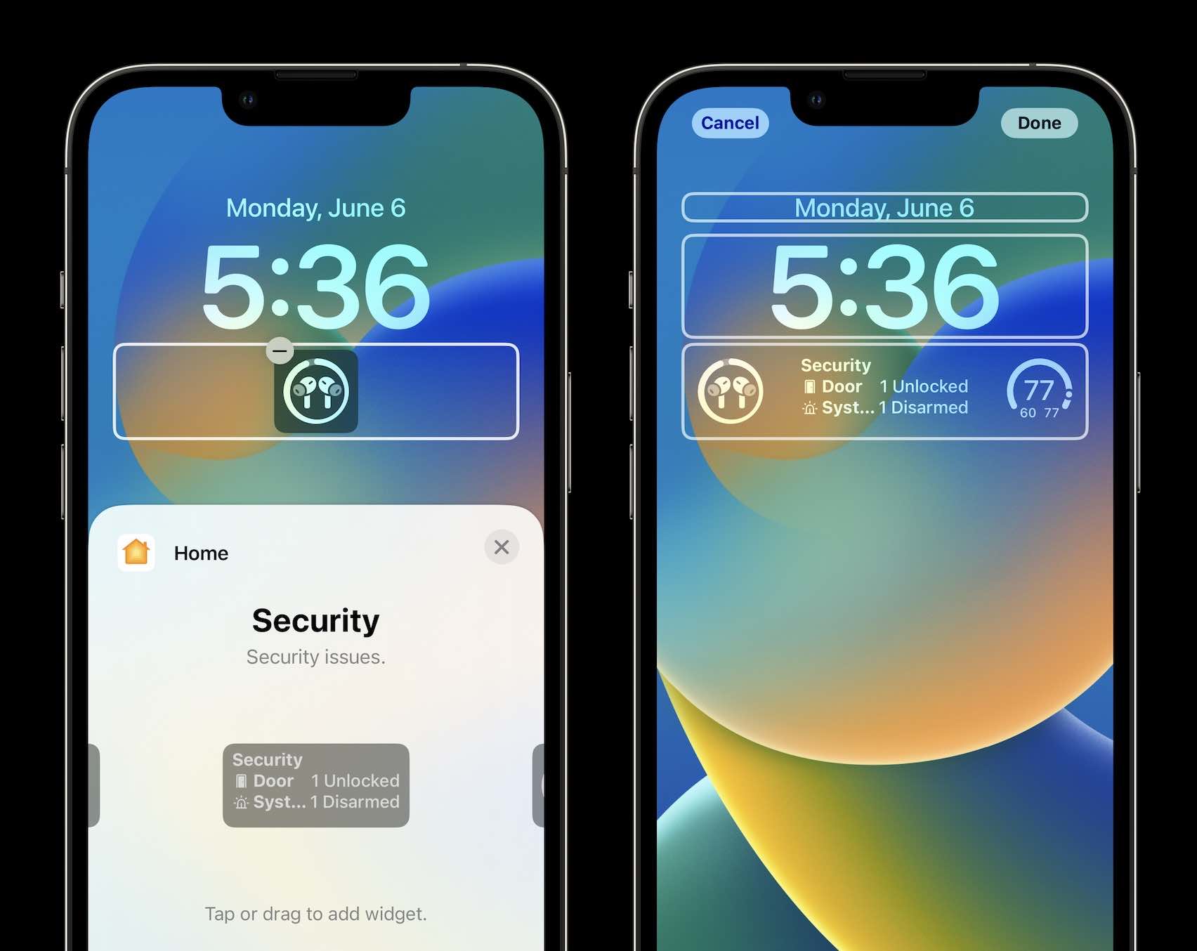 Écran de verrouillage iOS 16 : comment personnaliser l'iPhone avec des widgets, des polices et des photos Écran de verrouillage iOS 16 3