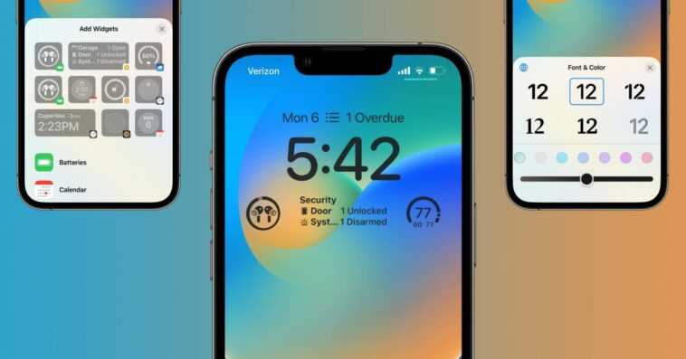Écran de verrouillage iOS 16 : comment personnaliser l'iPhone avec des widgets, des polices et des photos 1 Écran de verrouillage iOS 16 : comment personnaliser l'iPhone avec des widgets, des polices et des photos