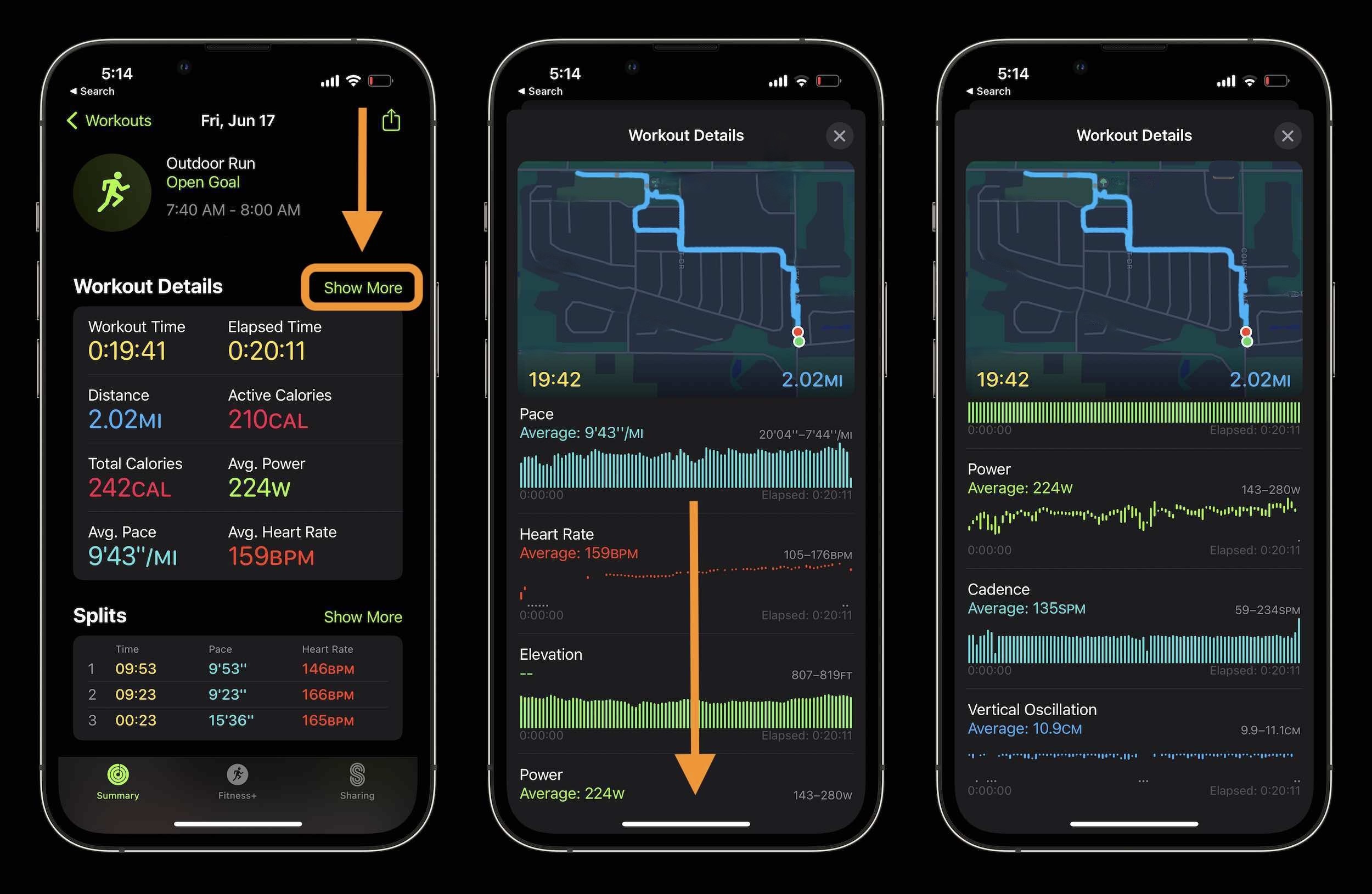 Métriques d'exécution Apple Watch : comment utiliser les nouvelles fonctionnalités d'entraînement dans watchOS 9 Affichage des métriques d'exécution d'Apple Watch sur iPhone