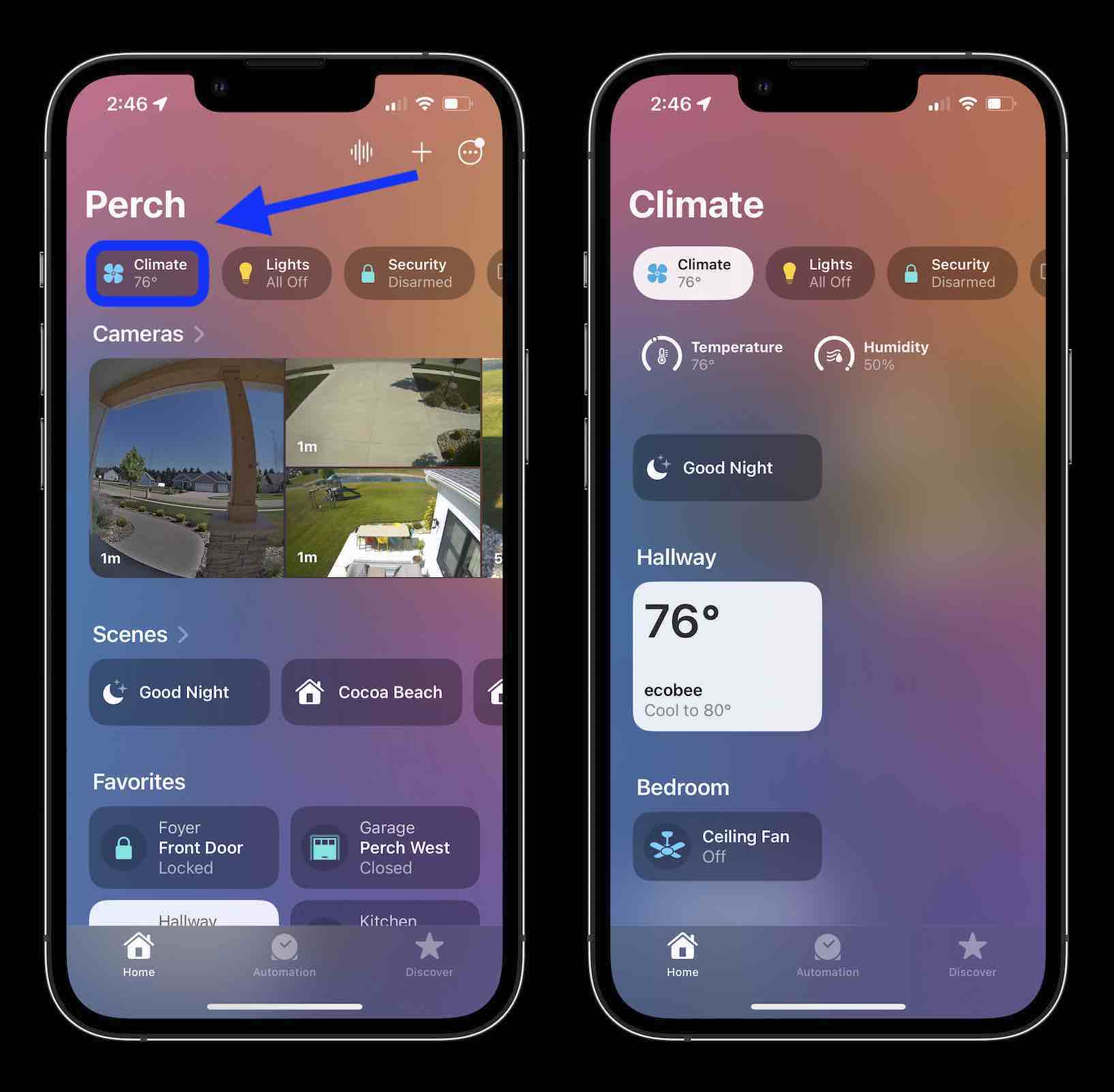 Application iOS 16 Maison 2