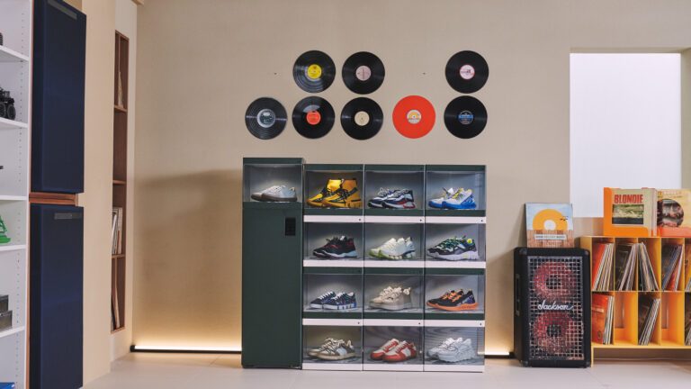 Entretien intelligent des chaussures et vitrines de LG 3 Étui à chaussures LG et styler de chaussures LG