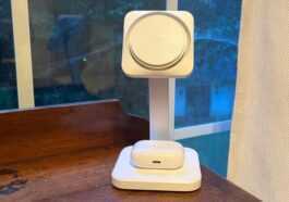 La station d'accueil ESR HaloLock garde votre iPhone au frais avec CryoBoost et comprend le chargement intégré des AirPods