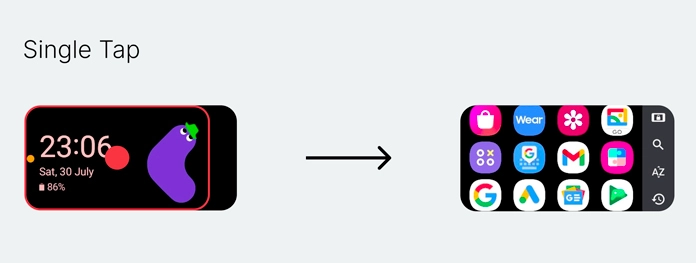 Comment utiliser n'importe quelle application sur l'écran de couverture du Galaxy Z Flip 4
