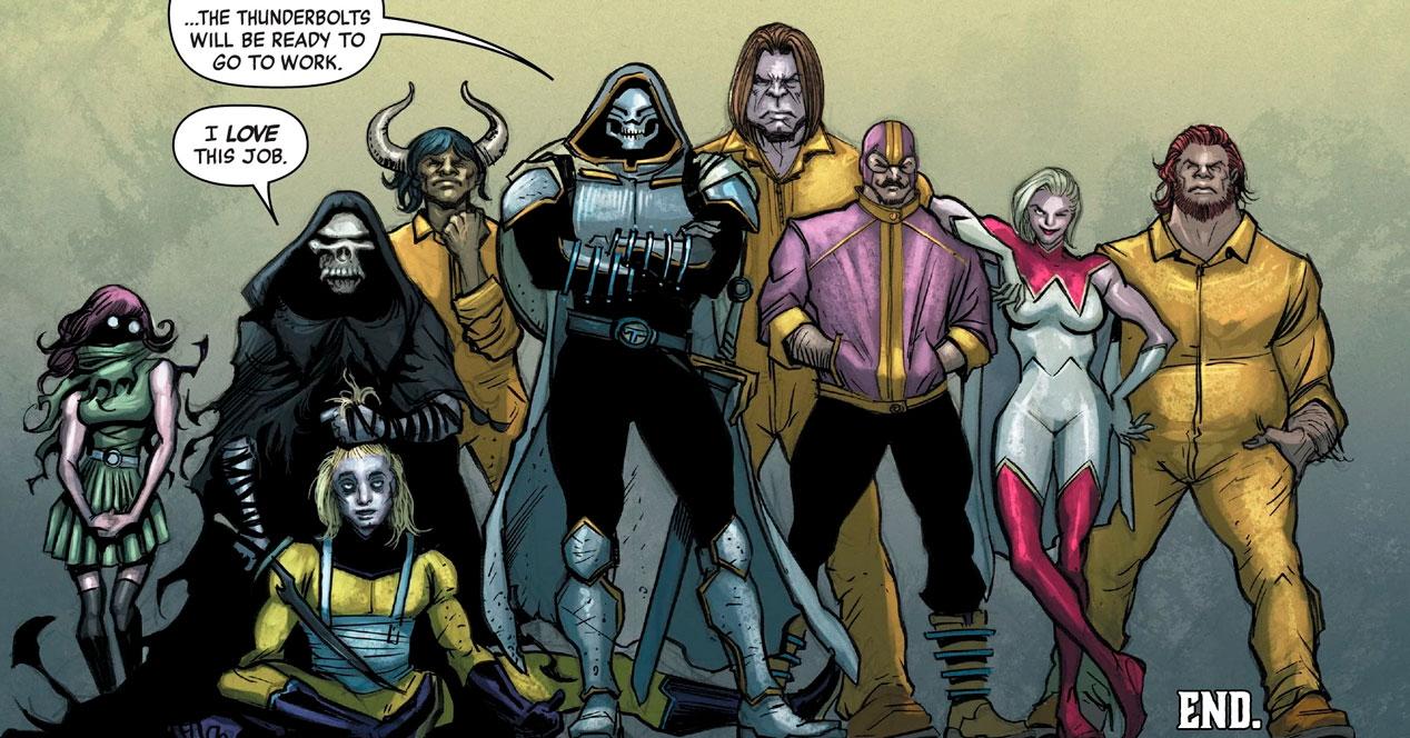 Les Thunderbolts dans les bandes dessinées.
