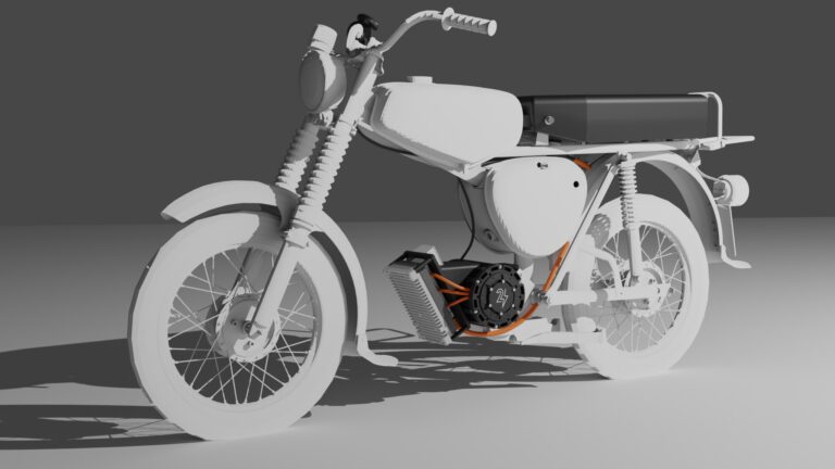 Image de rendu du kit de conversion Second Ride