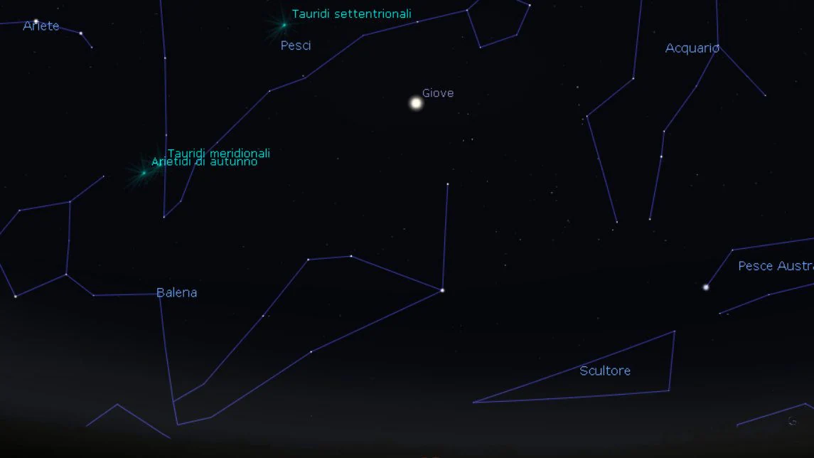 Ce soir Jupiter sera à la distance minimale de la Terre dans 60 ans : comment et où la voir 3 La position de Jupiter dans le ciel ce soir. Crédit : Stellarium