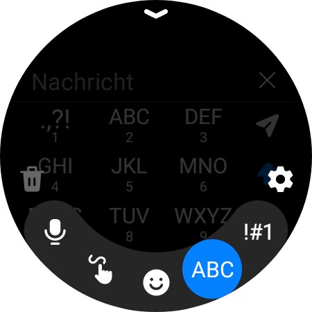 WhatsApp avec WearOS : comment rédiger des messages et passer des appels 6 Ici, vous choisissez la méthode de saisie que vous souhaitez utiliser. (Capture d'écran)