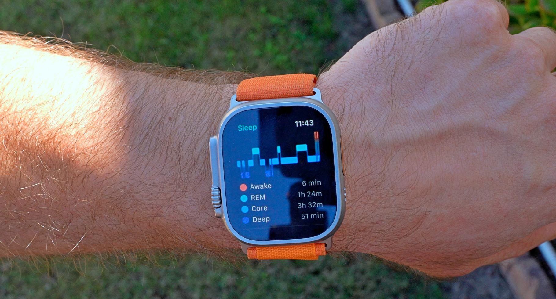 Apple Watch Ultra Sleep Tracking