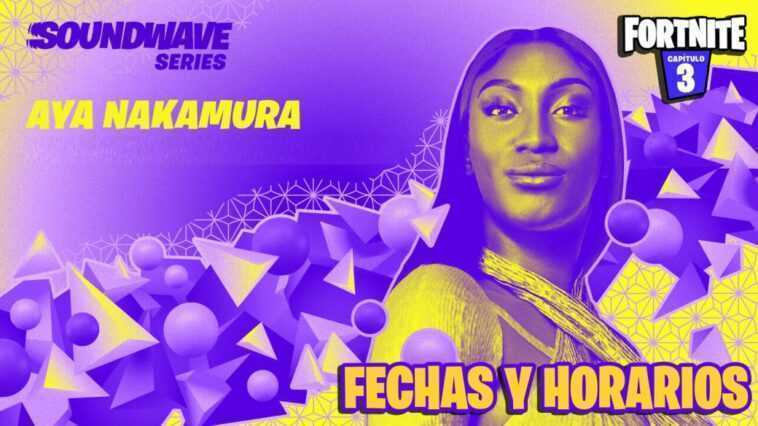 Concert d'Aya Nakamura à Fortnite (Musical Wave) : dates, heures et comment le regarder en direct 1 Concert D'aya Nakamura à Fortnite (musical Wave) : Dates, Heures