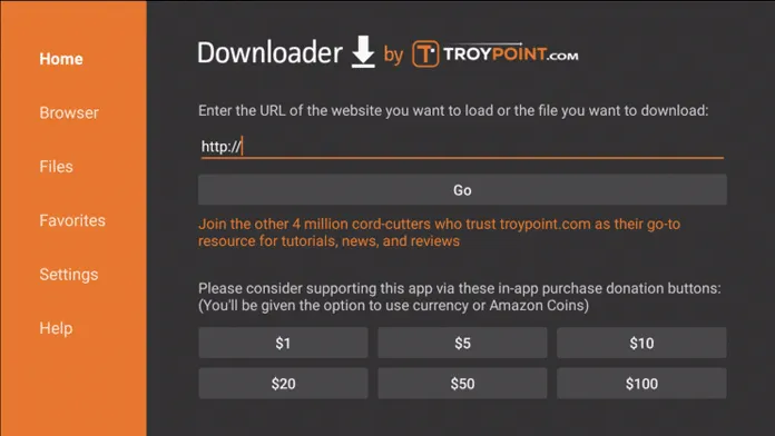 comment installer l'application de spectre sur fire tv