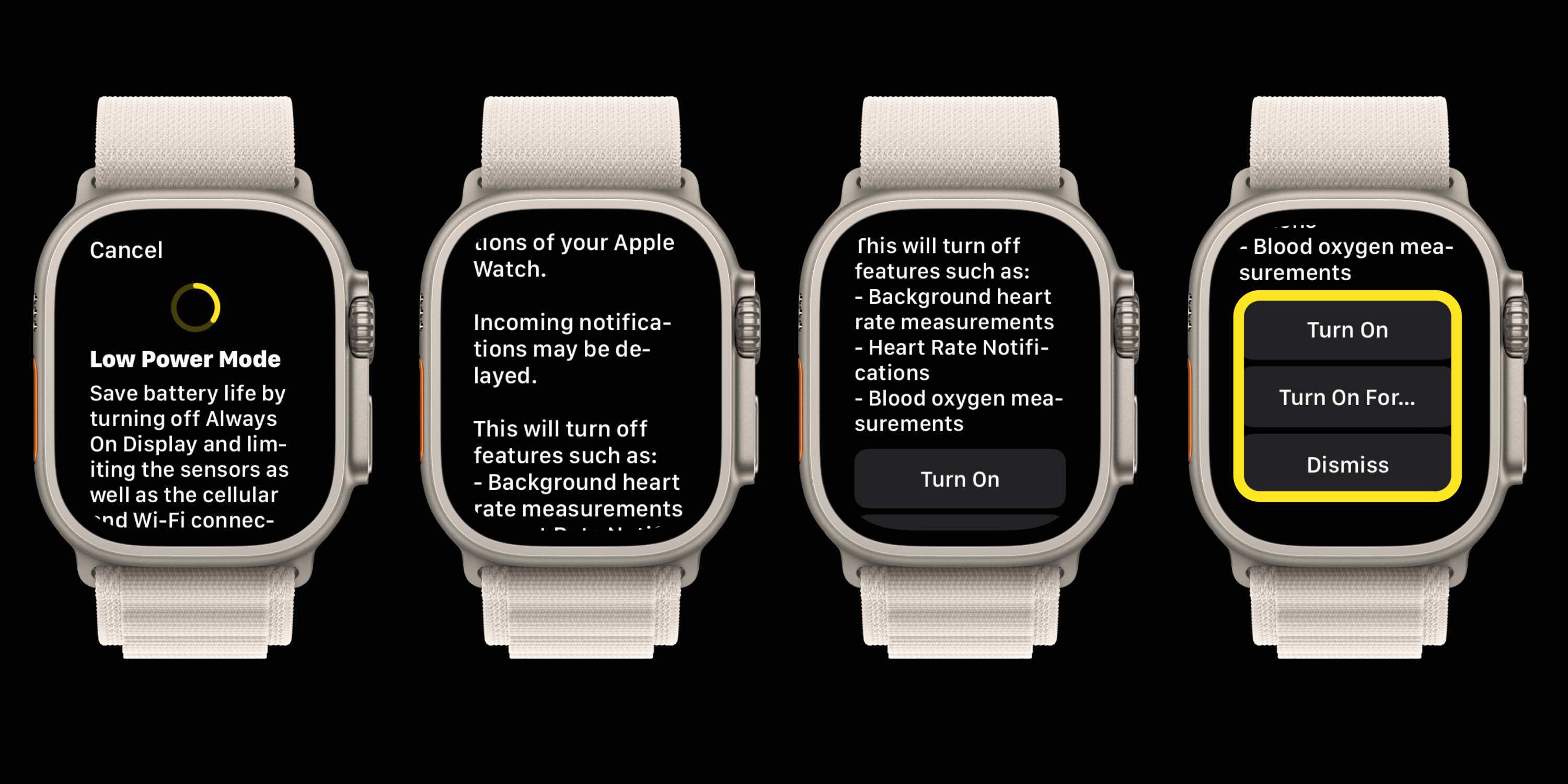 Comment activer le mode faible consommation d'Apple Watch et ce que vous renoncez à l'utiliser Comment activer le mode basse consommation Apple Watch 2