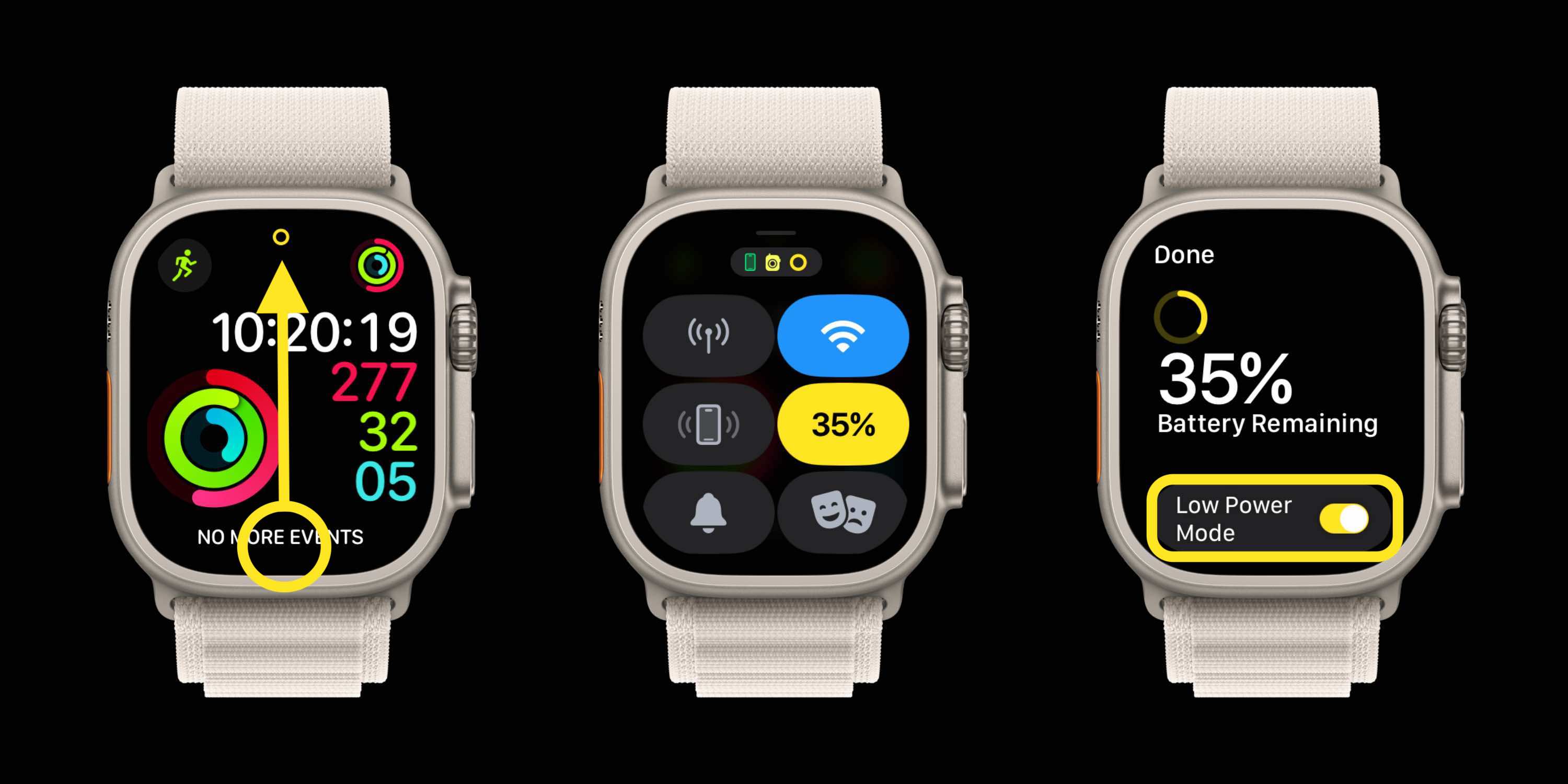 Comment activer le mode faible consommation d'Apple Watch et ce que vous renoncez à l'utiliser Comment activer le mode basse consommation Apple Watch 2