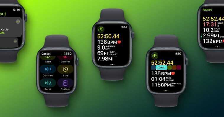 Métriques de cyclisme Apple Watch : pratique avec les nouvelles fonctionnalités d'entraînement dans watchOS 9 1 Métriques de cyclisme Apple Watch : pratique avec les nouvelles fonctionnalités d'entraînement dans watchOS 9
