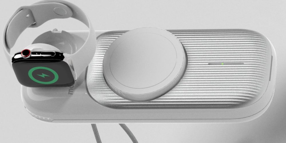 AirBox Go is the Swiss Army knife of portable wireless chargers for iPhone, Apple Watch, AirPods AirBox Go est le couteau suisse des chargeurs sans fil