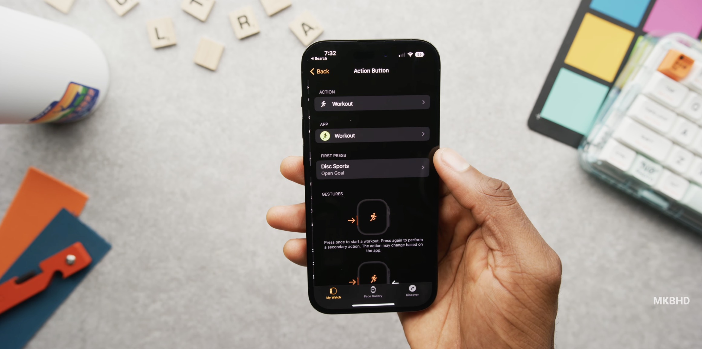 Apple Watch Ultra : Ce que vous pouvez attribuer au bouton Action, actions secondaires, applications tierces Personnaliser le bouton d'action Apple Watch Ultra 2