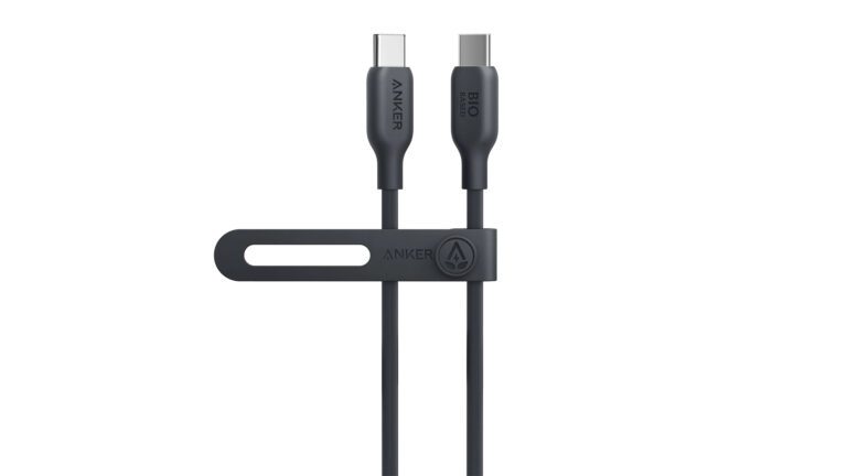 Bio : les nouveaux câbles de charge d'Anker sont fabriqués à partir d'amidon de maïs et de sucre de betterave 2 Câble de charge biologique Anker