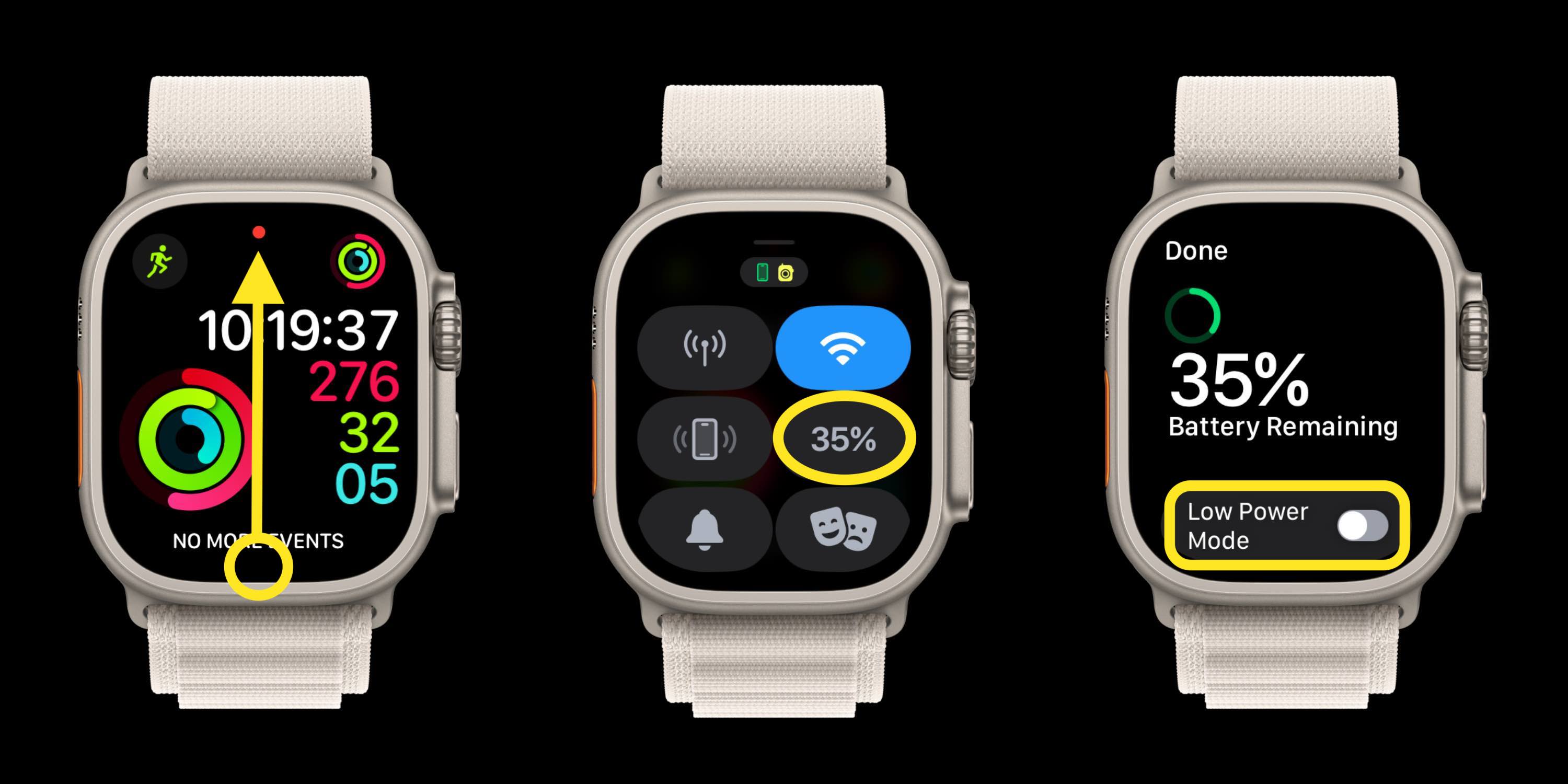 Comment activer le mode faible consommation d'Apple Watch et ce que vous renoncez à l'utiliser Comment activer le mode faible consommation d'Apple Watch 1