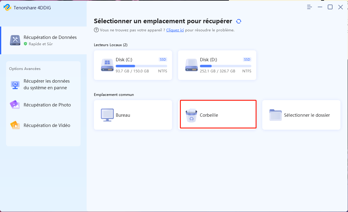 Comment récupérer des fichiers supprimés de la corbeille 2 Comment Récupérer Des Fichiers Supprimés De La Corbeille étape1