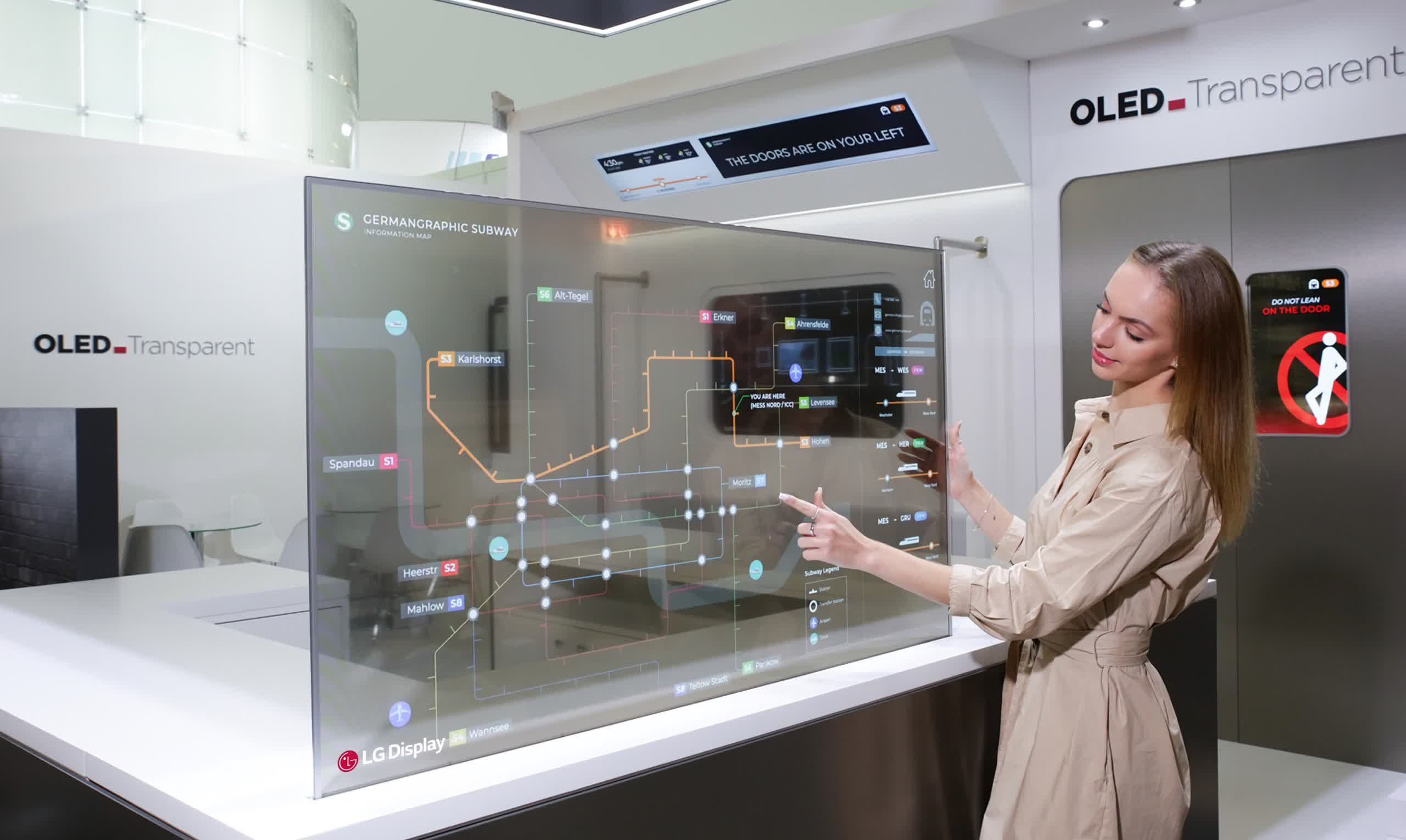 LG Display veut changer votre trajet avec ses fenêtres OLED transparentes 2 LG Display veut changer votre trajet avec ses fenetres OLED