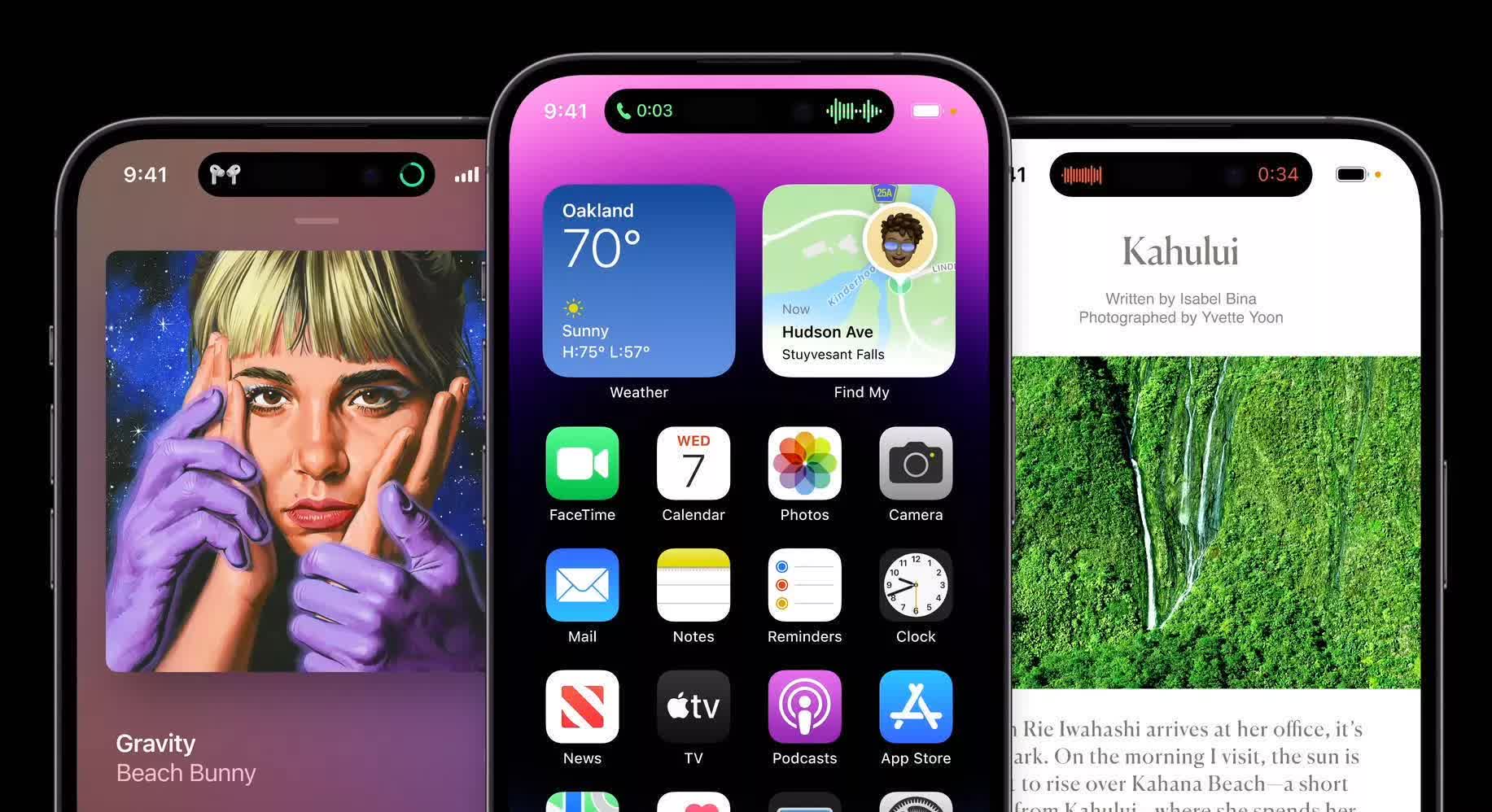 La Fonctionnalité Populaire «dynamic Island» De L'iphone 14 Pro Est