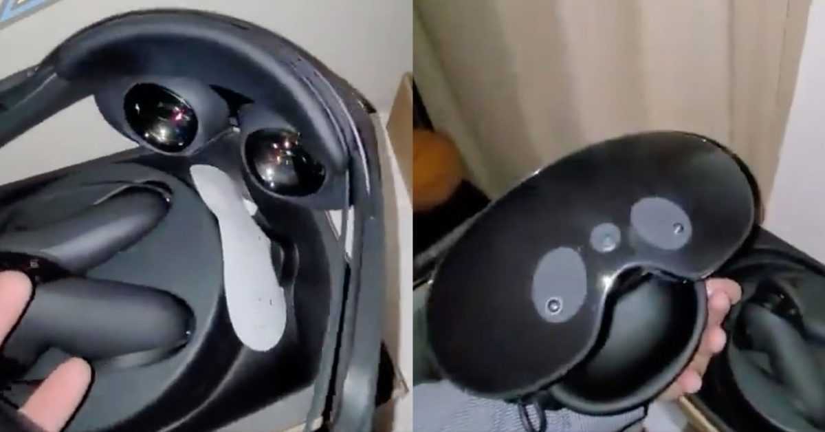 Le casque Meta Quest Pro révélé tel qu'il a été laissé dans la chambre ...