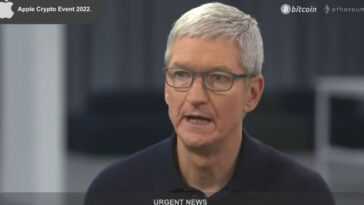 Le faux 'Apple Crypto Event 2022' attire 70 000 téléspectateurs avec une interview de Tim Cook 9 Le faux 'Apple Crypto Event 2022' attire 70 000 téléspectateurs avec une interview de Tim Cook
