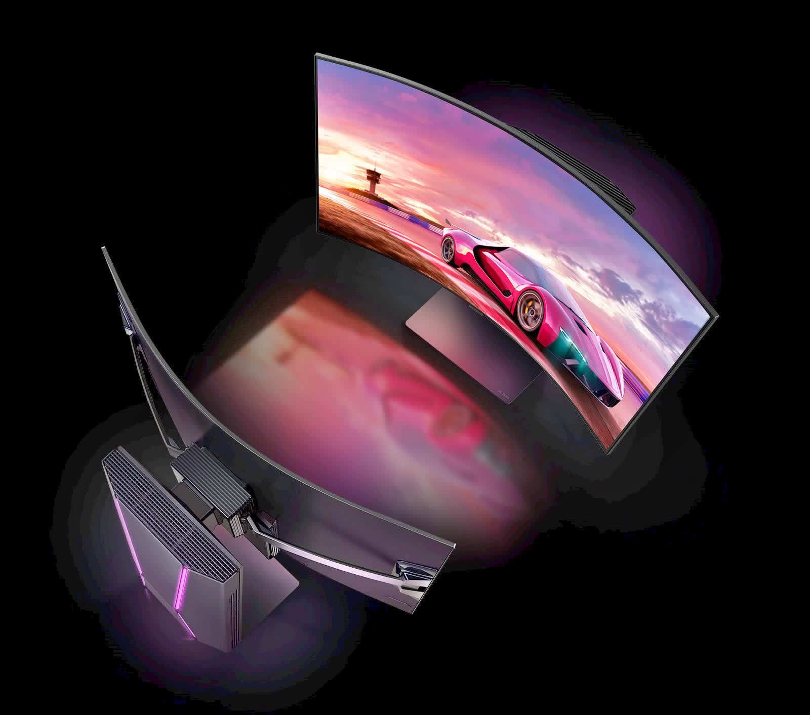 Le téléviseur OLED pliable de 42 pouces de LG vous permet de modifier sa courbure à l'aide d'une télécommande 3 Le televiseur OLED pliable de 42 pouces de LG vous