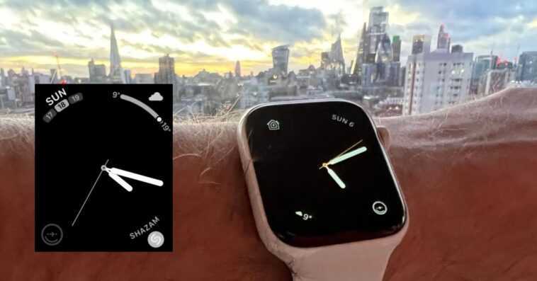 Les complications de watchOS 9 ont complètement ruiné le cadran de la montre simple 1 Les complications de watchOS 9 ont complètement ruiné le cadran de la montre simple