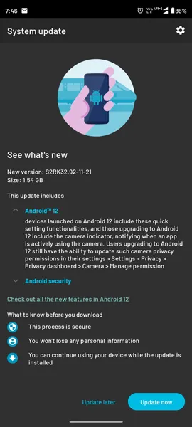 Motorola Edge 20 Fusion reçoit la mise à jour Android 12 2 motorola edge 20 fusion android 12 mise à jour