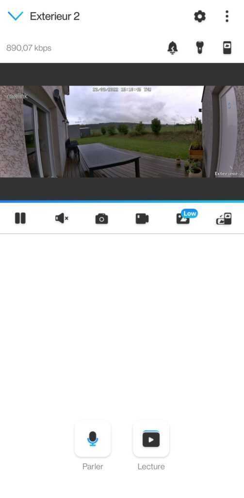 Reolink Duo 2 WiFi en TEST: La caméra de sécurité 4K à 180° 22 Reolink Duo 2 Wifi Test Review App Application Mobile (19)