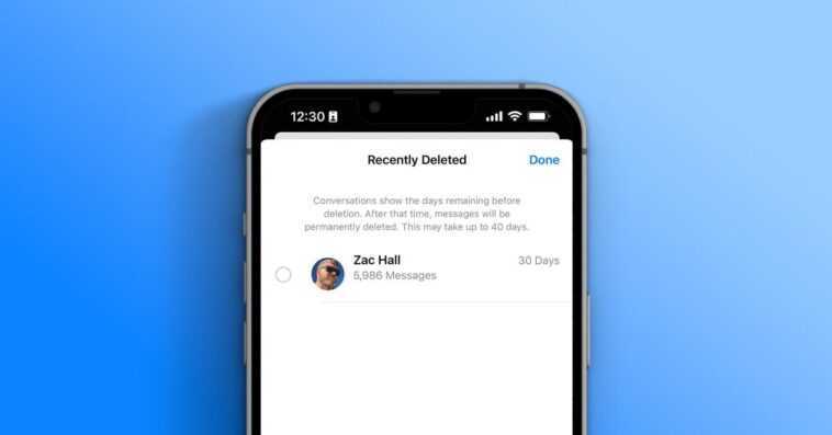 iOS 16 ajoute la fonctionnalité "Supprimé récemment" aux messages, voici où la trouver 1 iOS 16 ajoute la fonctionnalité "Supprimé récemment" aux messages, voici où la trouver