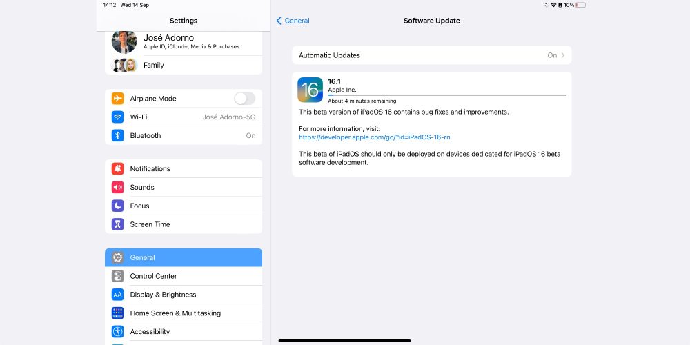 iPadOS 16.1 beta 2 now available as Apple aims for October release iPadOS 161 beta 2 maintenant disponible alors quApple vise la