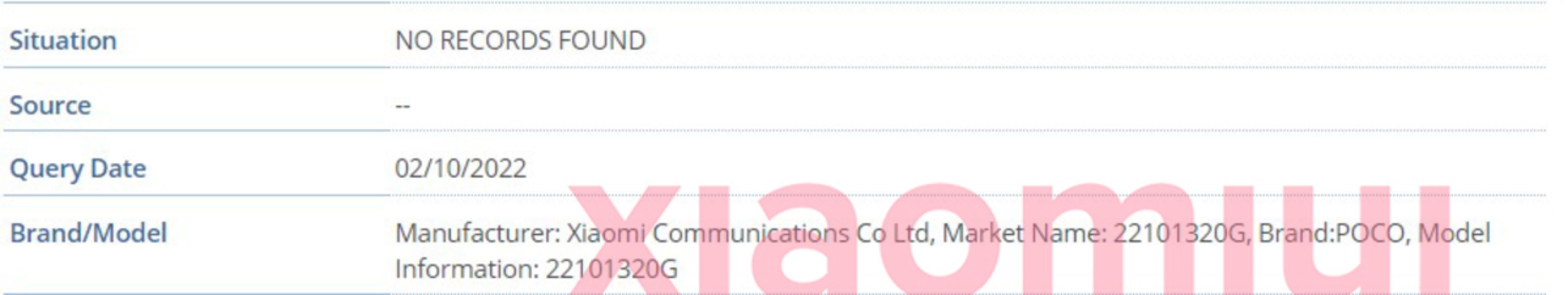 Filtré la prochaine bête POCO : écran 120 Hz et un Snapdragon 778G+ 4 Modèle POCO X5