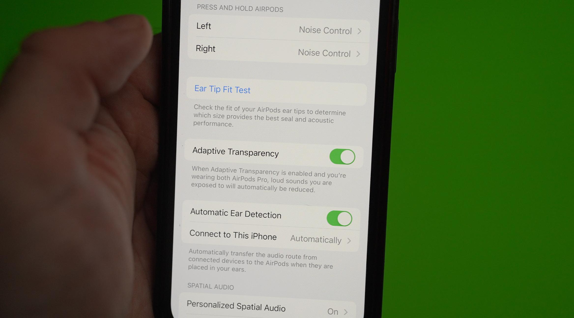 Transparence adaptative AirPods Pro 2 