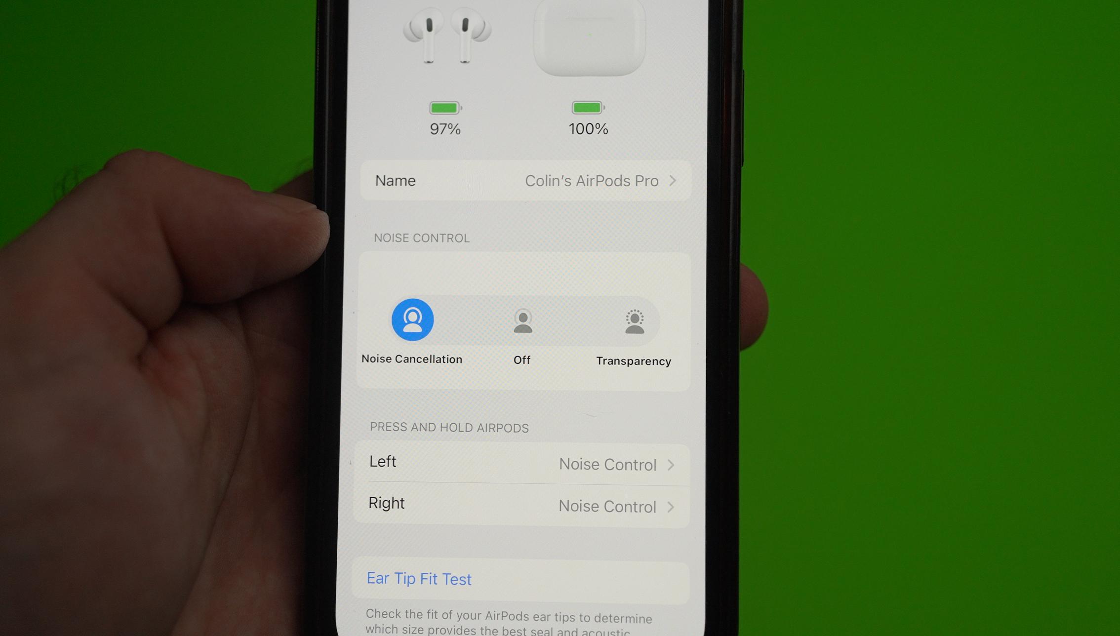 Application AirPods Pro 2