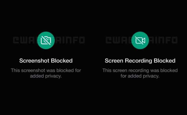 WhatsApp veut bloquer les captures d'écran dans certaines conversations, ce que dit la nouvelle mise à jour 1 Whatsapp Veut Bloquer Les Captures D'écran Dans Certaines Conversations, Ce