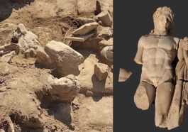 Magnifique Statue D'hercule Vieille De 2 000 Ans Provenant D'une