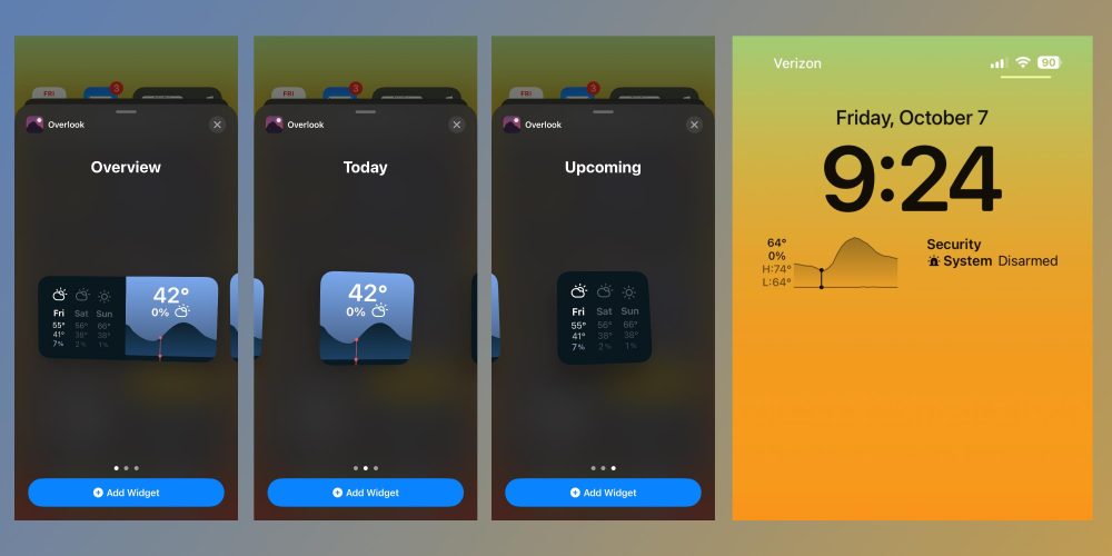 1665156068 535 Pratique Overlook Weather est une belle et simple application