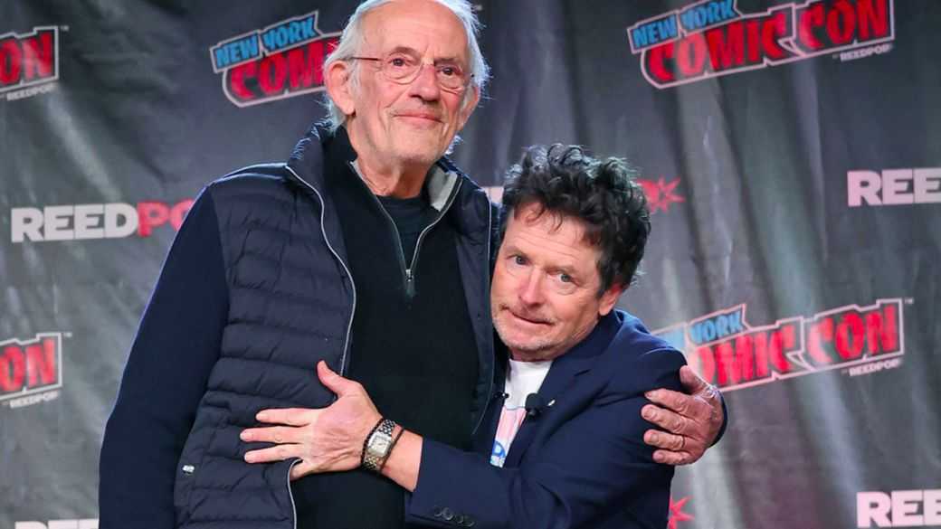 Une Larme Vivante: Michael J. Fox Et Christopher Lloyd (returnal