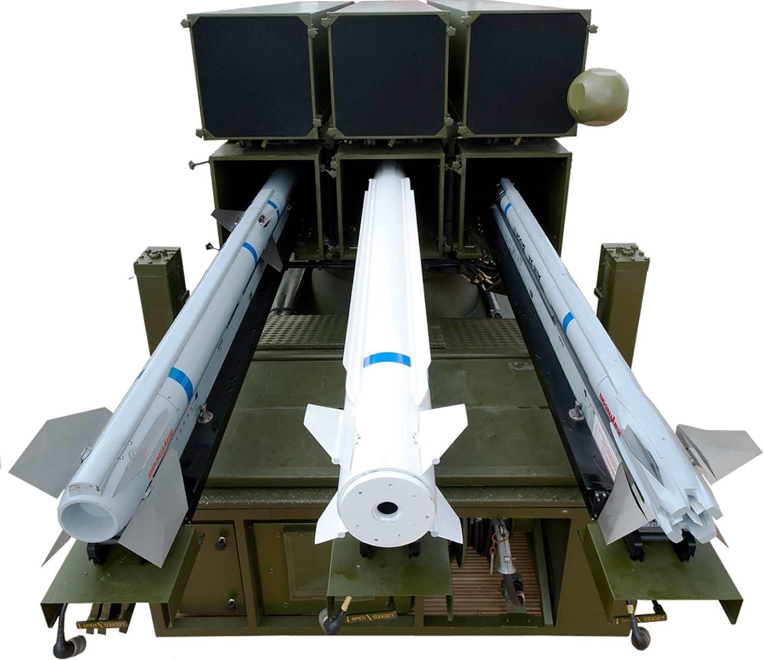 Les missiles qui peuvent être lancés par le système NASAMS.  1 crédit