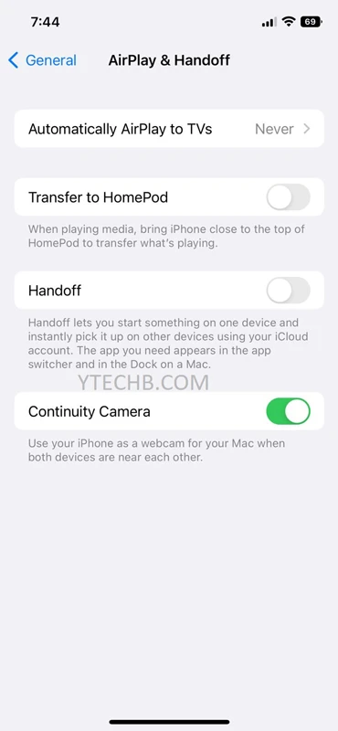 Comment utiliser la caméra de continuité sur iPhone