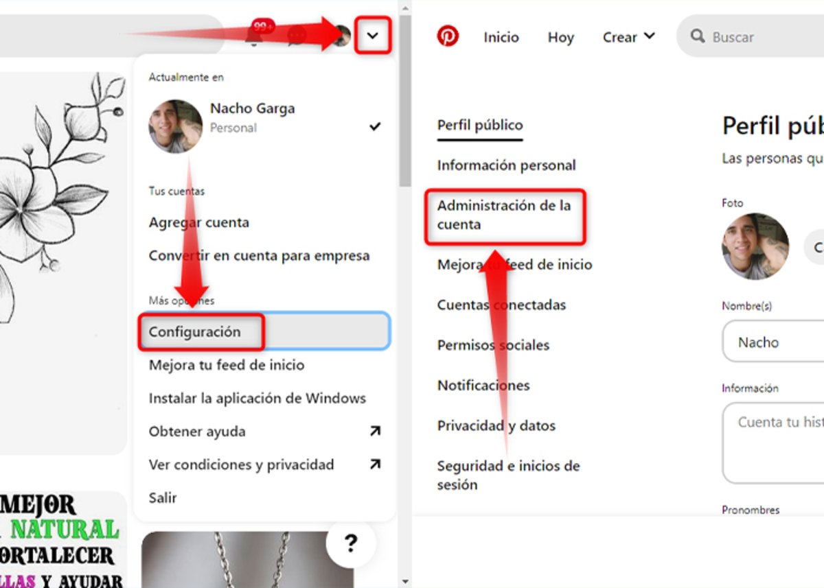 Comment désactiver définitivement un compte Pinterest