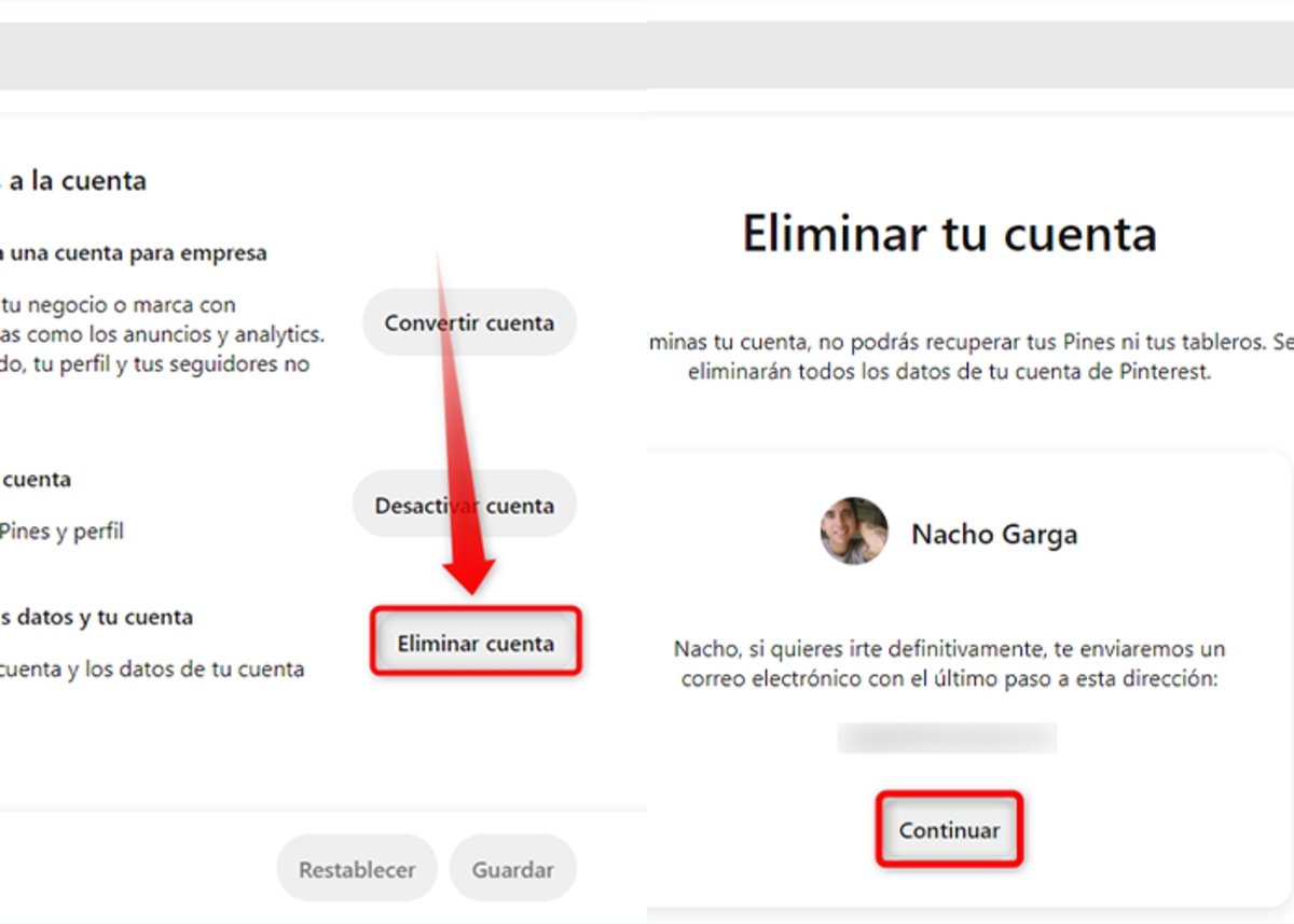 Comment désactiver définitivement un compte Pinterest