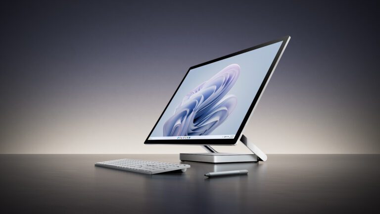 Station d'accueil audio Microsoft : les haut-parleurs sont des stations d'accueil sont des haut-parleurs 7 Surface Studio 2+