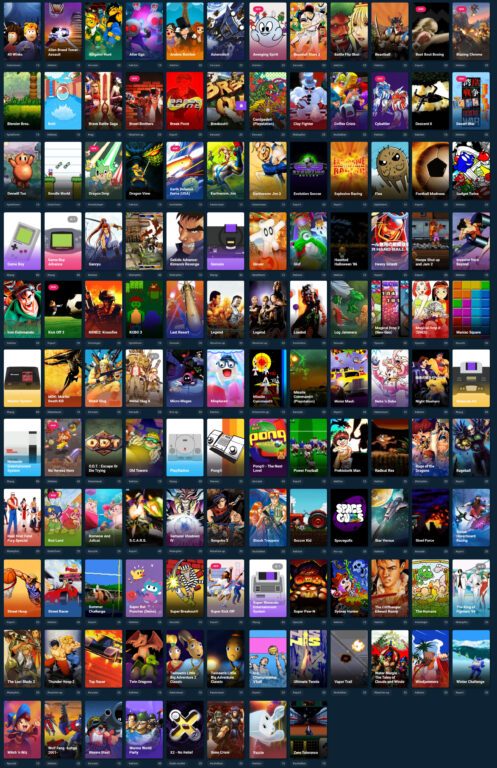 Jam.gg : émulateur en ligne testé avec des jeux gratuits 3 Collection de jeux Jam.gg