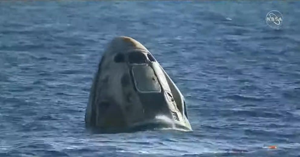 Samantha Cristoforetti est revenue sur Terre : la navette Crew Dragon a plongé dans l'Atlantique 4 1665781566 747 Samantha Cristoforetti est revenue sur Terre la navette Crew
