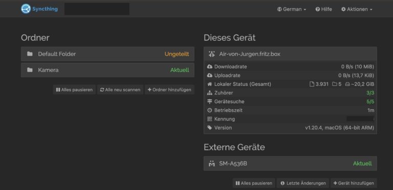 Syncthing : transférez facilement des fichiers entre Android et Mac 5 1665906867 701 Syncthing transferez facilement des fichiers entre Android et Mac